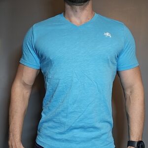 Express Teal Crew Neck Tee